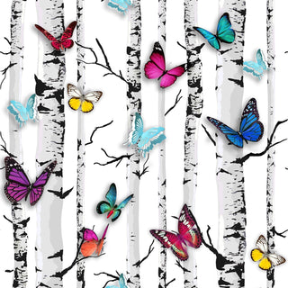Muriva Emperors Garden Multi Wallpaper 102529 10m Roll Floral Botanical Feature Wall
