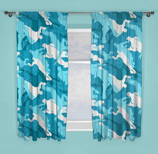 Fortnite Curtains - Emotes Design - 66" Wide x 72" Drop