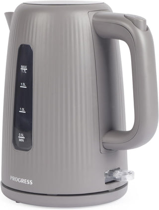 Progress Mellow 1.7L Electric Kettle 360° Swivel Base Auto Shut-Off Grey