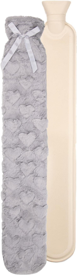 K Collection Extra Long Hot Water Bottle - 72cm Long - 2 L Capacity - Available in different colours