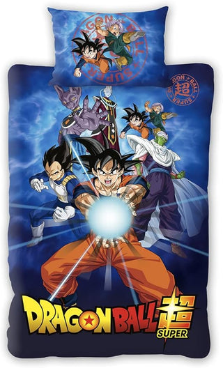 Dragon Ball Z Reversible Duvet Set - Goku Kamehameha Design - Single