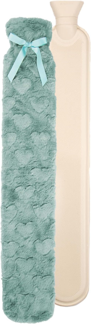 K Collection Extra Long Hot Water Bottle - 72cm Long - 2 L Capacity - Available in different colours