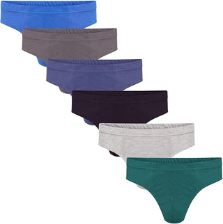 Keanu Boys 6 Pack Slip Briefs - Camouflage and Assorted Colours Design - 100% Cotton