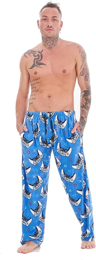 Keanu Mens 2 Pack Lounge Pants - Gamer Designs - Sizes S - 2XL
