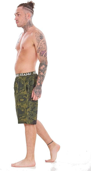 Keanu Mens 2 Pack Lounge Shorts - Camouflage Design - Sizes S - 2XL