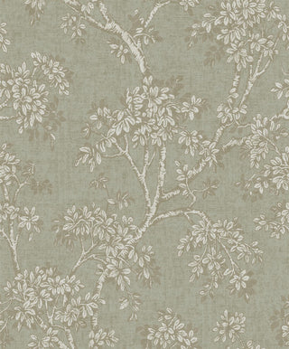 Holden Decor Hawthorn Trail Sage Wallpaper 76011 – Elegant Botanical Leaf Design – 10m Roll