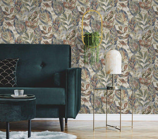 Holden Decor Aralia Beige Wallpaper 36111 – Tropical Botanical Design – 10m Roll