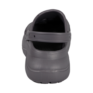 Keanu Ladies Platform Clogs - Grey