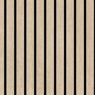 Muriva Wooded Slats Natural Wallpaper M802-27 10m Roll Wood Effect Feature Wall
