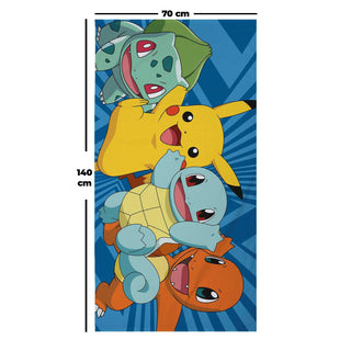 Pokemon Towel - Catch Design - 100% Cotton - 140 x 70cm