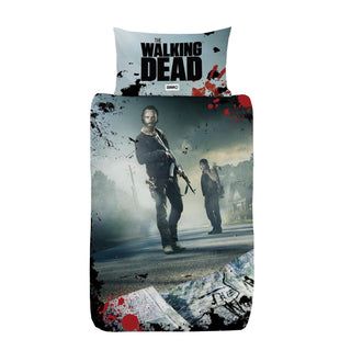 The Walking Dead Reversible Duvet Set - Rick Grimes & Daryl Dixon Design - Single