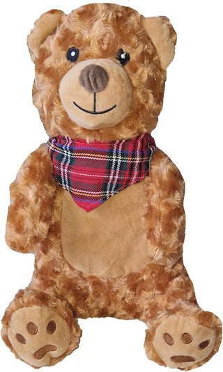 K Collection 3D Novelty Hot Water Bottle With Removable Cover -  750 ML Capacity - Teddy Bear Design