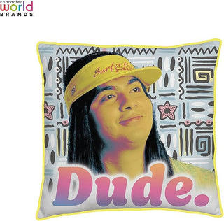 Stranger Things Square Cushion - Dude Surfer Design - 40x40cm