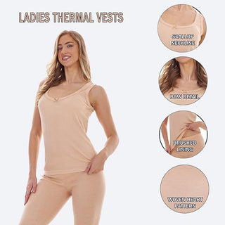 Heatforce Ladies Thermal Vest - 0.45 TOG - Black, White and Mix Pack