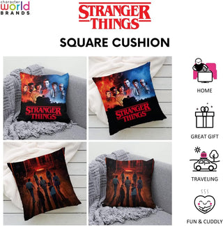Stranger Things Square Cushion - Team Design - 40x40cm
