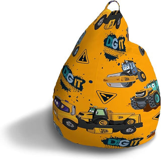 JCB Bean Bag - Joey JCB Design - 52x38x52 cm