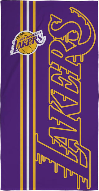 NBA Official Towel Super Soft Feel, Los Angeles Lakers Basketball Team Purple and Yellow Design Perfect The Home, Bath, Beach & Swimming Pool  One Size 75cm x 150cm 100% Cotton
