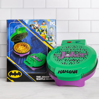 The Joker Waffle Maker Makes Joker Waffles Fun Kitchen Appliance Non-Stick, Compact and Easy to Use
