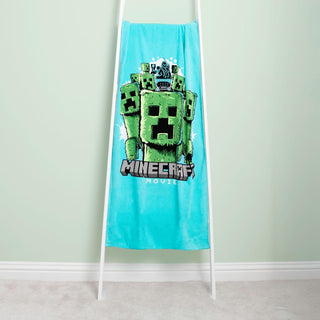Minecraft Movie Towel Super Soft Feel, Creepers Gaming Design  Perfect The Home, Bath, Beach & Swimming Pool  One Size 140cm x 70cm