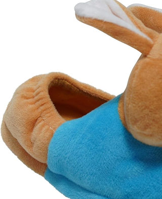 K Collection Kids Slippers - 3D Rabbit Head Design - Blue