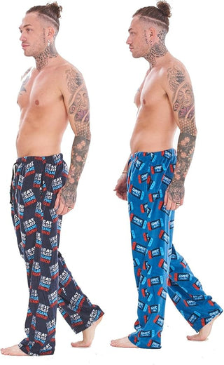Keanu Kids 2 Pack Lounge Pants - Eat, Sleep, Game, Repeat Design - 7 to 13 Years