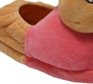 K Collection Kids Slippers - 3D Rabbit Head Design - Pink