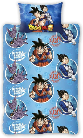 Dragon Ball Z Reversible Duvet Set - Goku Kamehameha Design - Single