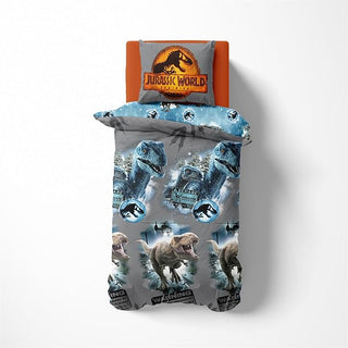 Jurassic World Reversible Duvet Set - Dominion Design - Single and Double