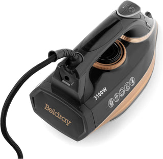 Beldray 3100w Ultra Ceramic Dual Soleplate Technology Copper/Black Steam Iron