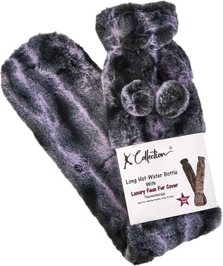 K Collection Extra Long Hot Water Bottle - 72cm Long - 2 L Capacity - Available in different colours