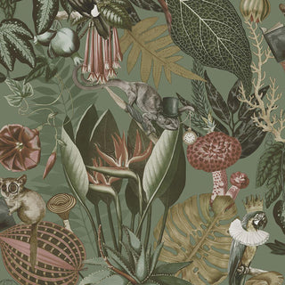 Holden Decor Wonderland Sage Wallpaper 13401 – Enchanting Nature-Inspired Design – 10m Roll