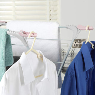 Russell Hobbs 3 Tier Clothes Airer 15m Drying Space Pink/Grey