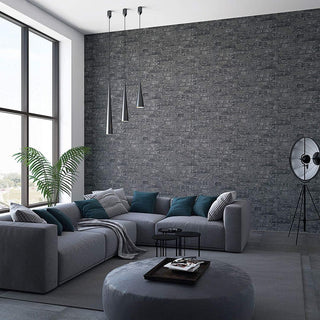 Anaglypta Bedford Square Black Wallpaper RD423 – Textured Decorative Wallcovering