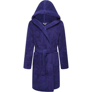 Keanu Kids Bath Robe - Navy Design - 100% Cotton - Ages 7-13 Years
