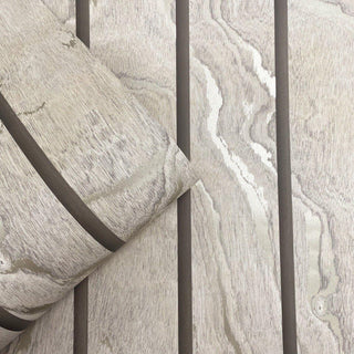 Muriva Woodgrain Panel Natural Wallpaper 193501 10m Roll Wood Effect Feature Wall