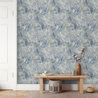 Muriva Perico Stone Blue Wallpaper 222504 – Elegant Contemporary Design 10m Roll