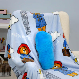 Character World Officially Licensed Paddington Bear™ Shaped Cushion Pillow Bear Stuffed Plush Shaped Pillow Perfect For Bedroom Or Living Room Décor 40 x 30cm