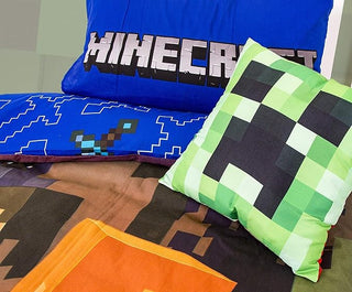 Minecraft Reversible Duvet Set - Good Guys Design - Single and Double
