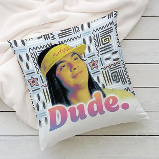 Stranger Things Square Cushion - Dude Surfer Design - 40x40cm