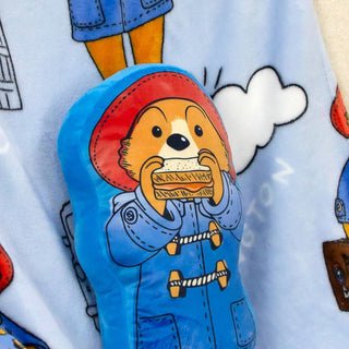 Character World Officially Licensed Paddington Bear™ Shaped Cushion Pillow Bear Stuffed Plush Shaped Pillow Perfect For Bedroom Or Living Room Décor 40 x 30cm