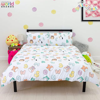 Squishmallows Reversible Duvet Set - Characters Design - Double
