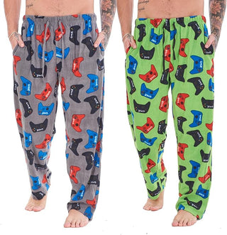 Keanu Mens 2 Pack Lounge Pants - Gamer Designs - Sizes S - 2XL
