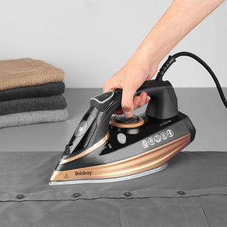 Beldray 3100w Ultra Ceramic Dual Soleplate Technology Copper/Black Steam Iron