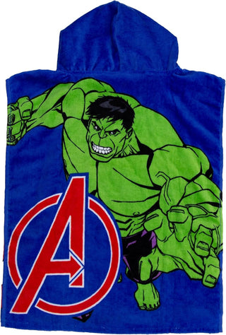 Marvel Hooded Towel Poncho - Lets Go Design - 100% Cotton - 115 x 50 cm