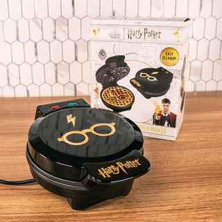 Harry Potter Iconic Glasses Waffle Maker Makes Joker Waffles Fun Kitchen Appliance Non-Stick, Compact and Easy to Use (Copy) (Copy)