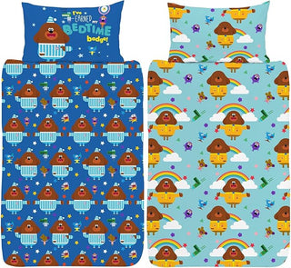 Hey Duggee Reversible Duvet Set - Hey Duggee Hug Design - Cot Junior, Single and Double