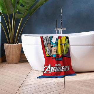 Disney Towel - Marvel Avengers Design - 100% Cotton - 140 x 70cm