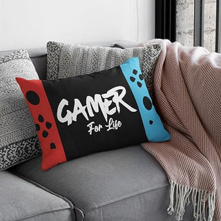 Gamer Cushion - Gamer For Life Design - 40 x 25cm