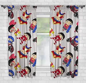 Ryan's World Curtains - Gang Design - 66" Wide x 72" Drop