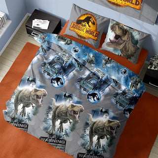 Jurassic World Reversible Duvet Set - Dominion Design - Single and Double